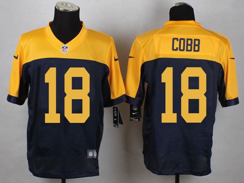 Nike Packers #18 Randall Cobb Navy Blue Alternate Men's Stitched NFL New Elite Jersey